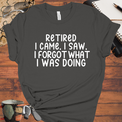 I Came, I Saw I Forgot What I Was Doing