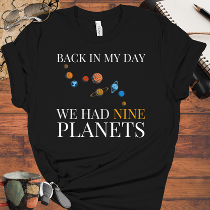 Back in my day, We had nine planets.