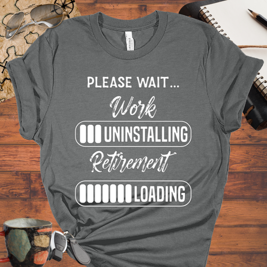 Retired Please Wait Work Unistalling