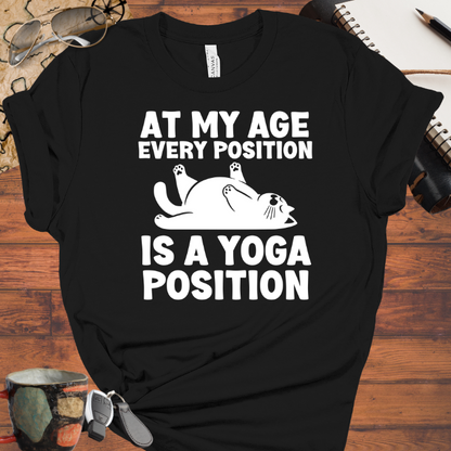 At My Age Every Position is a Yoga Position