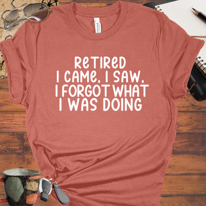 I Came, I Saw I Forgot What I Was Doing