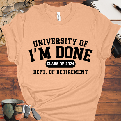 2024 University of I'm Done