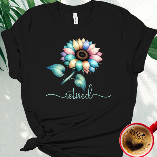 Pastel Retired Sunflower