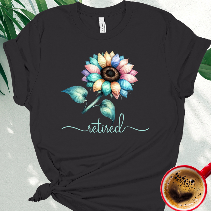Pastel Retired Sunflower