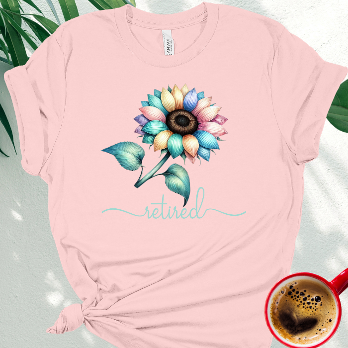 Pastel Retired Sunflower