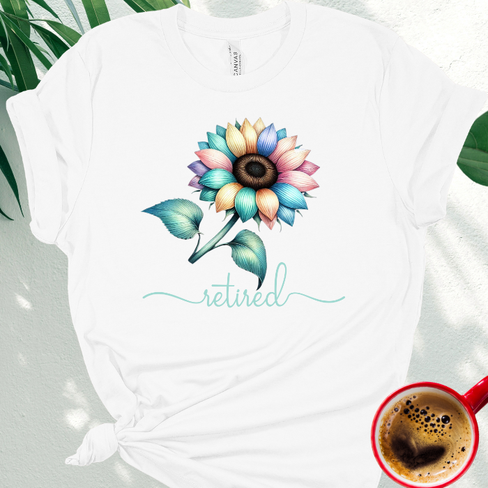 Pastel Retired Sunflower